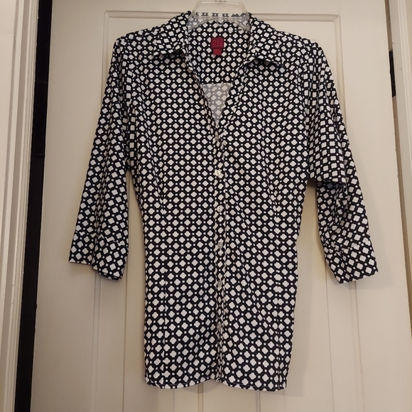 Ladies 212 Collection 3/4 Sleeve Blouse - Picture 3 of 4